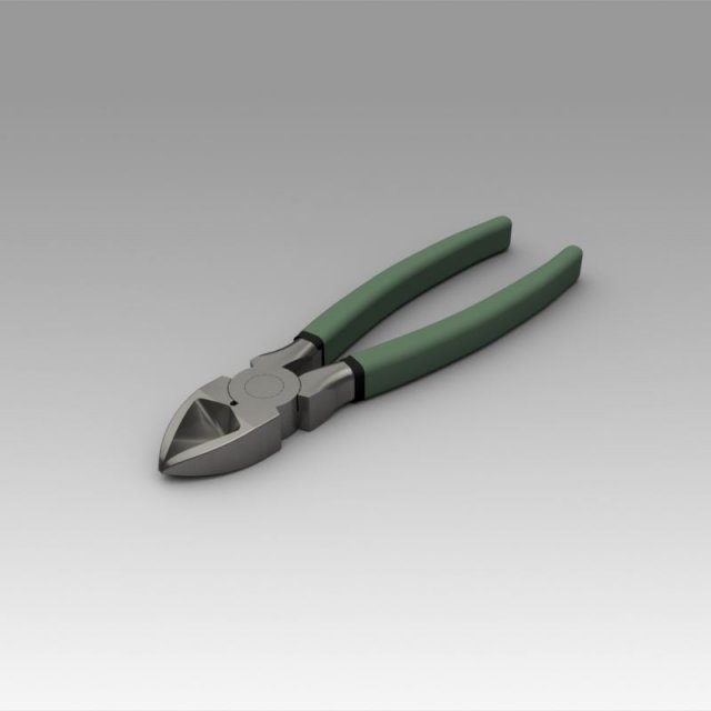 pliers 3D 模型 .c4d .max .obj .3ds .fbx .stl .blend 