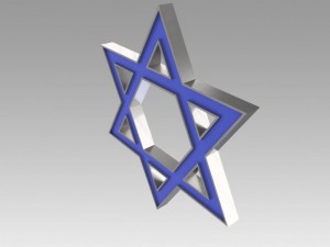 david star engraved 3D Model