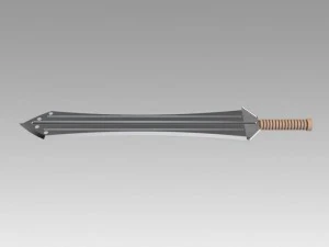 sword of erik killmonger from movie black panther 3D Model