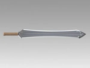 sword of erik killmonger from movie black panther 3D Model