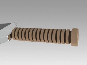 sword of erik killmonger from movie black panther 3D Model