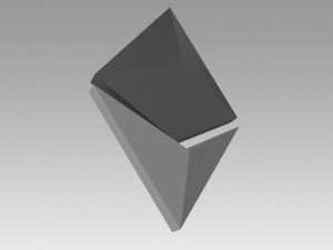 ethereum crypto currency 3D Model