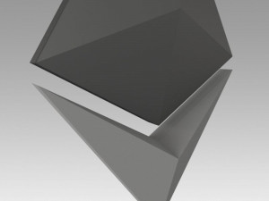 ethereum crypto currency 3D Model