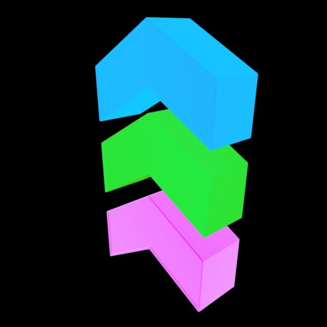 arrow 3D Model .c4d .max .obj .3ds .fbx .stl .blend 