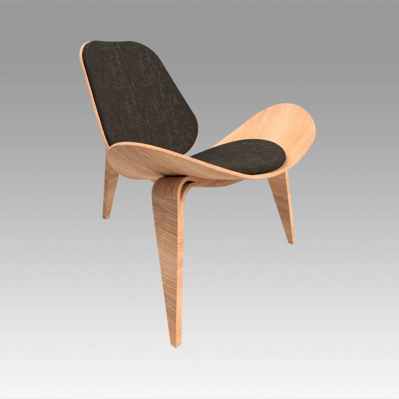 fauteuil Modèle 3D .c4d .max .obj .3ds .fbx .stl .blend 