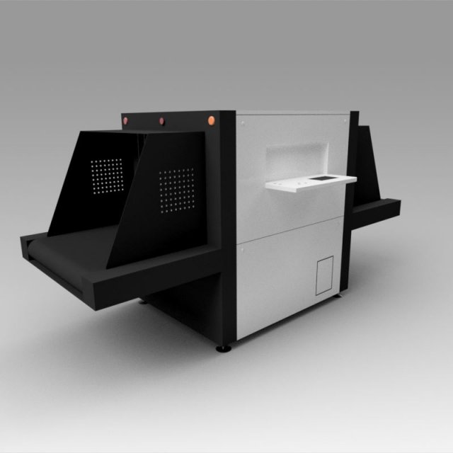 baggage x-ray scanner 3D-Modell .c4d .max .obj .3ds .fbx .stl .blend 