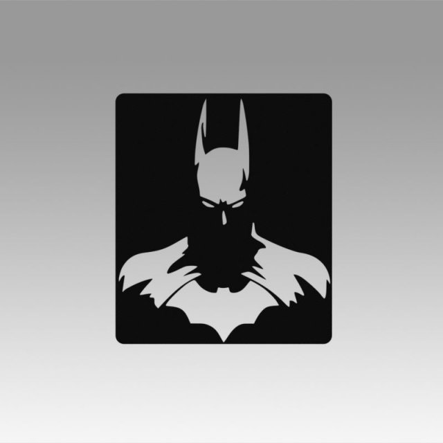 batman lasercut 3D Модель .c4d .max .obj .3ds .fbx .stl .blend 