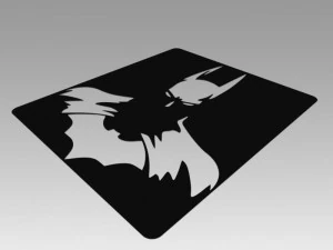 batman lasercut 3D Model