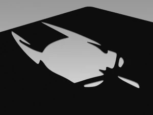 batman lasercut 3D Model