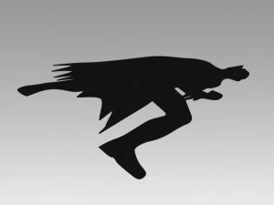 batman lasercut 3D Model