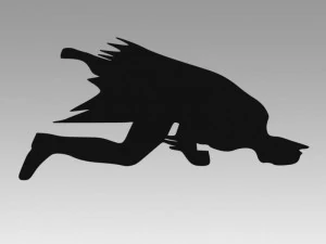 batman lasercut 3D Model