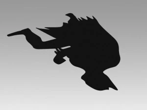 batman lasercut 3D Model