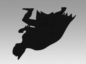 batman lasercut 3D Model