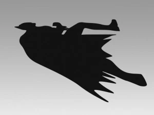 batman lasercut 3D Model