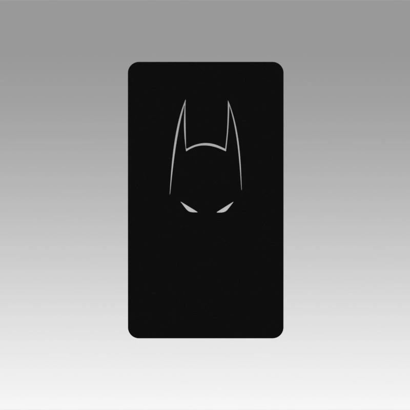 batman lasercut 3D Model .c4d .max .obj .3ds .fbx .stl .blend 