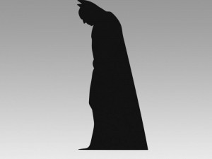 batman lasercut Modello 3D