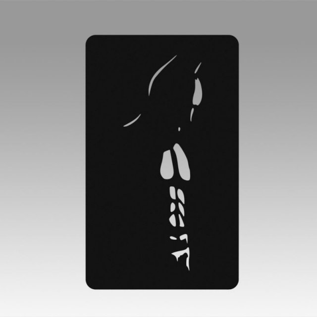 batman lasercut 3D Model .c4d .max .obj .3ds .fbx .stl .blend 