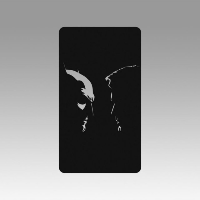 batman lasercut 3D Model .c4d .max .obj .3ds .fbx .stl .blend