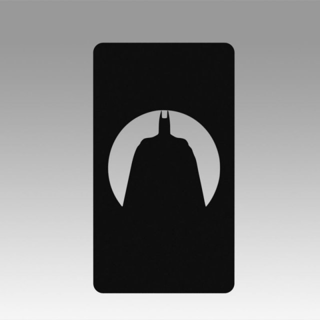 batman lasercut 3D Модель .c4d .max .obj .3ds .fbx .stl .blend 