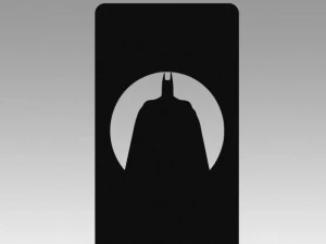 corte a laser do batman Modelo 3D