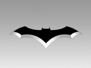 batman logo 3D Model