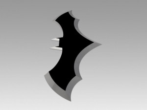 batman logo 3D Model