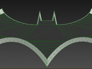 batman logo 3D Model