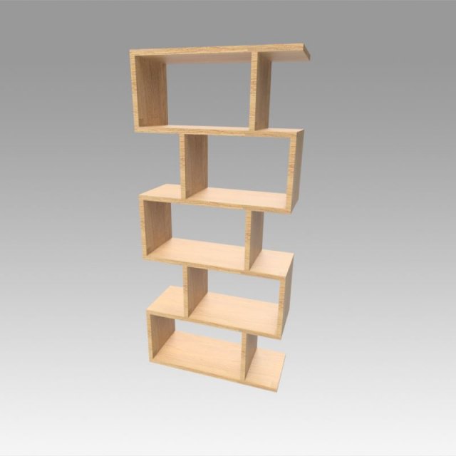 bookshelf Modelo 3D .c4d .max .obj .3ds .fbx .stl .blend 