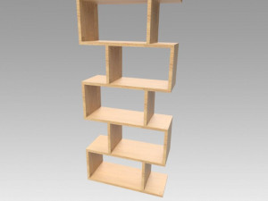 bookshelf Modelo 3D