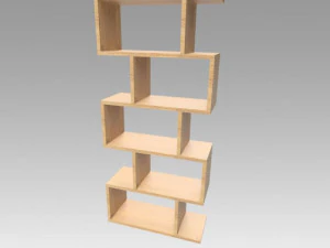 bookshelf 3D Model
