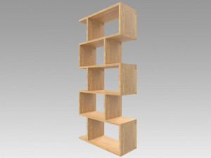 bookshelf Modelo 3D