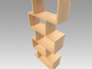bookshelf Modelo 3D