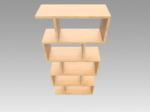bookshelf Modelo 3D