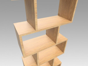 bookshelf Modelo 3D