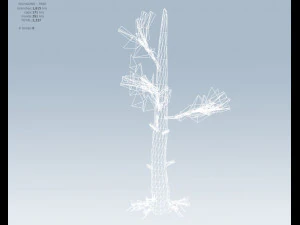 tree charred trunk 3D Model