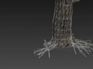 tree charred trunk 3D Model