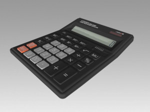electronic calculator 3D Model