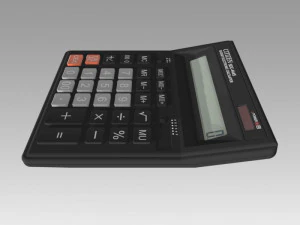 electronic calculator 3D Model