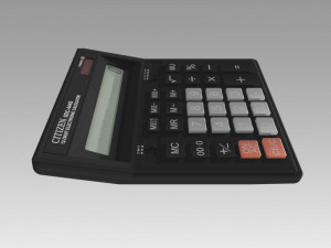 electronic calculator 3D Model