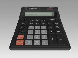 electronic calculator 3D Model