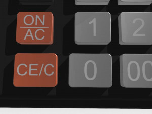 electronic calculator 3D Model
