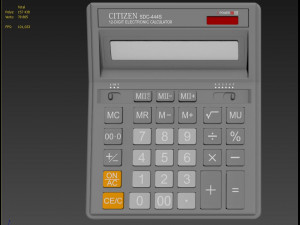 electronic calculator 3D Model