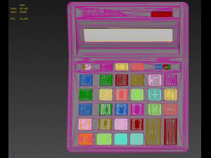 electronic calculator 3D Model