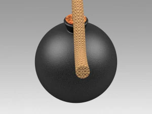 क्लासिक बम 3D मॉडल