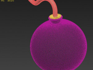 classic bomb 3D-Modell