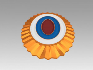 cockade badge ensign russian Modelo 3D