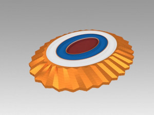 cockade badge ensign russian Modelo 3D