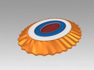 cockade badge ensign russian 3D Model