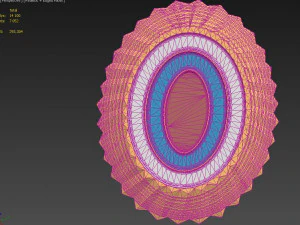 cockade badge ensign russian 3D Model