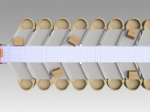 conveyor sorter Model 3D